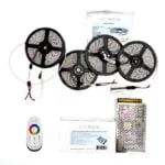 Kit Banda led RGB TouchScreen 5050,60led/m , Transformator 20A,ip65, 20Metri