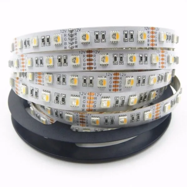 Banda Led RGBWW (RGB+ Alb Cald) 4 In 1 5050 60led/M Ip20, 12v, 5metri