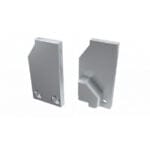 Capac terminal stanga pentru Profil Aparent tip I6 (Sticla 6mm)