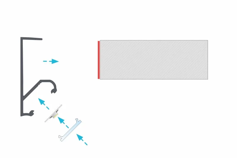 Profil Polita 18mm tip Q18