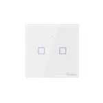 SONOFF T0EU2C-TX - ÎNTRERUPĂTOR TOUCH DUBLU CU CONTROL WIFI