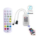 Controler muzical cu telecomanda 24 taste bluetooth 1 iesire pentru banda led digitala