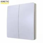 Întrerupător Wireless dublu cu revenire Kinetic Energy KES2254