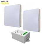 KIT Cap-Scară 2 Întrerupătoare simple Kinetic Energy + Controller 1 canal, 5A