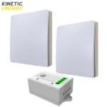 KIT Cap-Scară 2 Întrerupătoare simple Kinetic Energy + Controller 1 canal, 5A