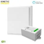 KIT Întrerupător simplu basculant Kinetic Energy + Controller 1 canal, 5A, WiFi