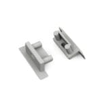 Capace terminale BEGTIN12 SQ cu gaura - Gri