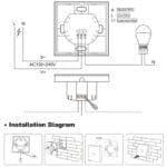 Intrerupator Tactil Zigbee ON/OFF