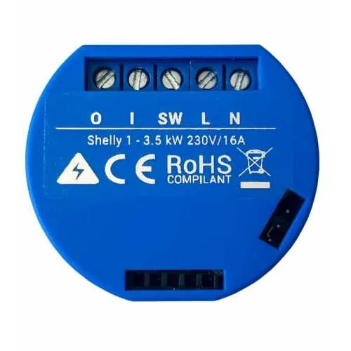 SHELLY 1 - RELEU 1 CANAL 16A WIFI DIY