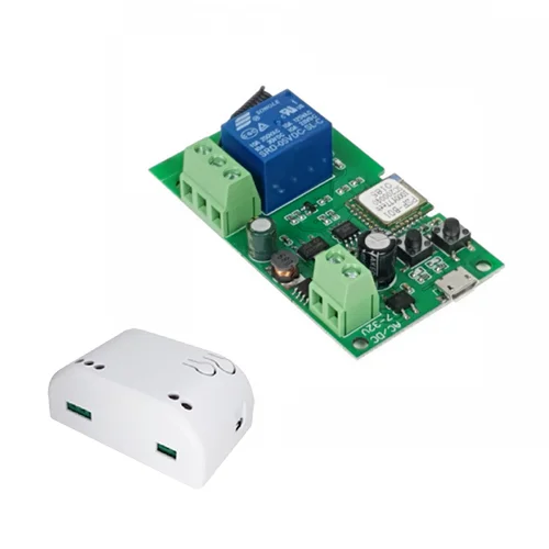 RELEU SMART WIFI CU 1 CANAL, DRY CONTACT,Ewelink Carcasa inclusa