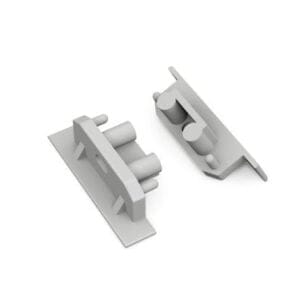 Capace terminale GROOVE10 gen2 cu gaura - Alb
