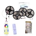Kit Banda led RGB, Controler WL5+ Telecomanda FUT092, 5050,60led/m IP20, Transformator 20A, 20Metri