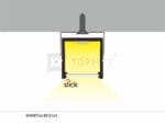Profil neincastrabil SMART16 Aluminiu Brut