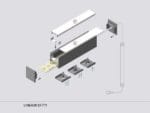 Profil neincastrabil LINEA20 Aluminiu Brut