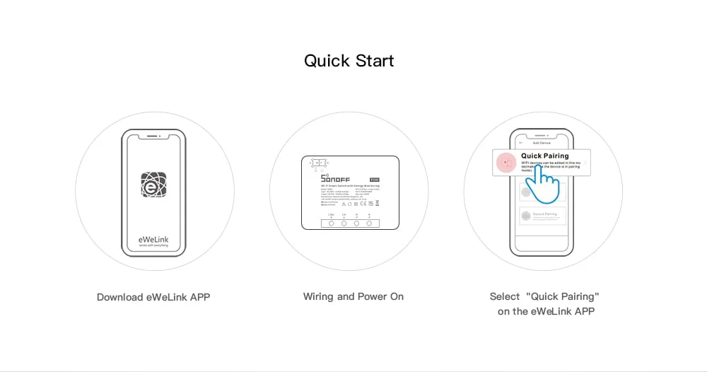 Sonoff POW R3 – releu smart 1 canal wifi, monitorizare consum, 25A