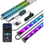 Banda LED Auto Govee H7090 RGBIC, Sincronizare Muzica, Control App, Telecomanda, 30 de scene