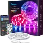 Banda LED Govee H6141 RGB, Sincronizare Muzica, Wifi si Bluetooth, 5m, Telecomanda, Alexa , Google Asistant