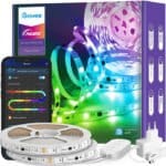 Banda LED Govee H6144 RGBIC, Sincronizare Muzica, Wifi si Bluetooth 10m, Alexa, Google Asistant