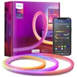 Banda LED Neon Govee H61A0 RGBIC, Inteligenta, Sincronizare Muzica, Wifi, 3m, IP67, Alexa , Google Asistant