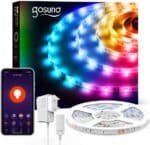 Banda LED RGB inteligenta NiteBird SL3 Wi-Fi, 16W, senzor muzica, 10 m, compatibil Alexa/Google Assistant