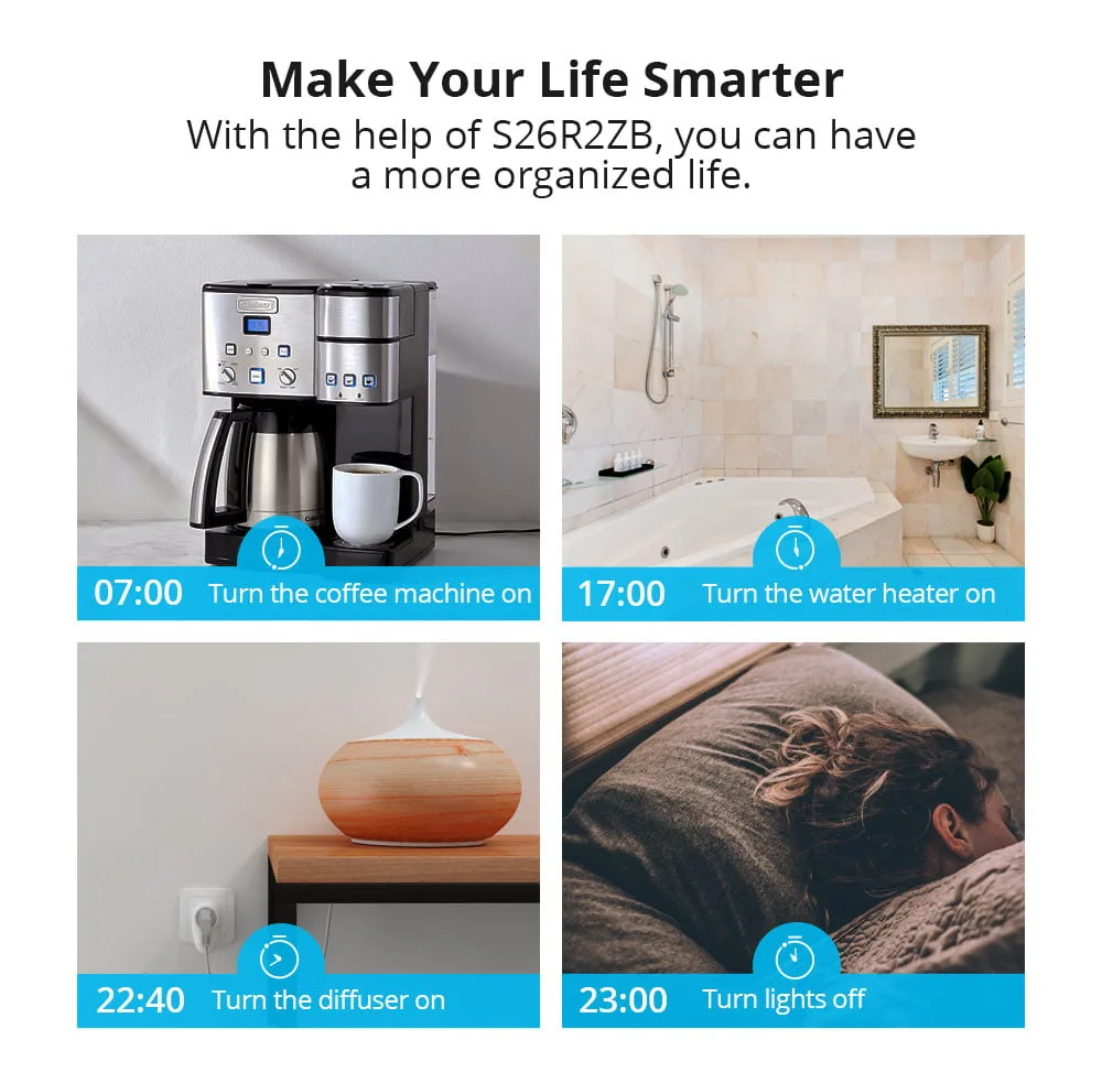 SONOFF S26 R2ZB - PRIZA SMART ZIGBEE, 16A, 4000W