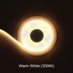 Banda LED COB Alb Cald 384led/m, 3000k, IP20, 12V , 5 Metri