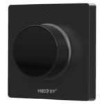 MiBoxer K1-B Telecomanda de Perete 2.4Ghz cu Switch Rotativ Dual White/Monocolor, Negru