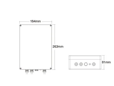 MiBoxer SYS-PT2 Amplifier Box 1 Canal
