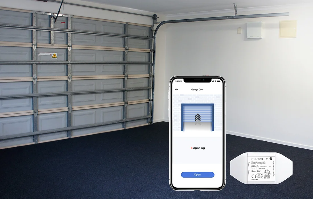 Comutator Inteligent de Deschidere Usa Garaj Apple Homekit Meross