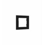 Shelly wall frame 1 - rama simpla pentru intrerupatoarele Shelly - Negru