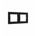 Shelly wall frame 2 - rama dubla pentru intrerupatoarele Shelly - Negru