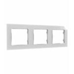 Shelly wall frame 3 - rama tripla pentru intrerupatoarele Shelly - Alb