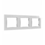 Shelly wall frame 3 - rama tripla pentru intrerupatoarele Shelly - Alb