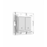 Shelly wall switch 2 - intrerupator dublu pentru relee smart Shelly - Alb