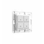 Shelly wall switch 4 - intrerupator cvadruplu pentru relee smart Shelly - Alb