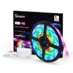Kit Banda LED Sonoff L3 Pro RGBIC Smart (WiFi + controler inteligent Bluetooth + bandă LED RGBIC de 5 metri)