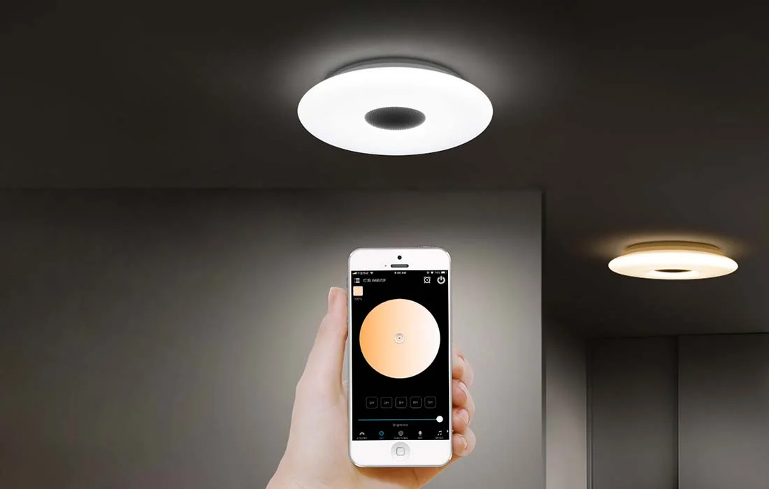 Plafoniera muzicala Offdarks RGB 28W