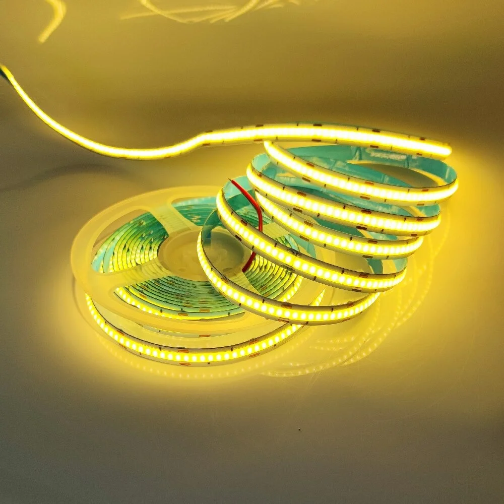 Banda LED COB CCT (Dual White) 608led/m, IP20, 12V, 5 Metri