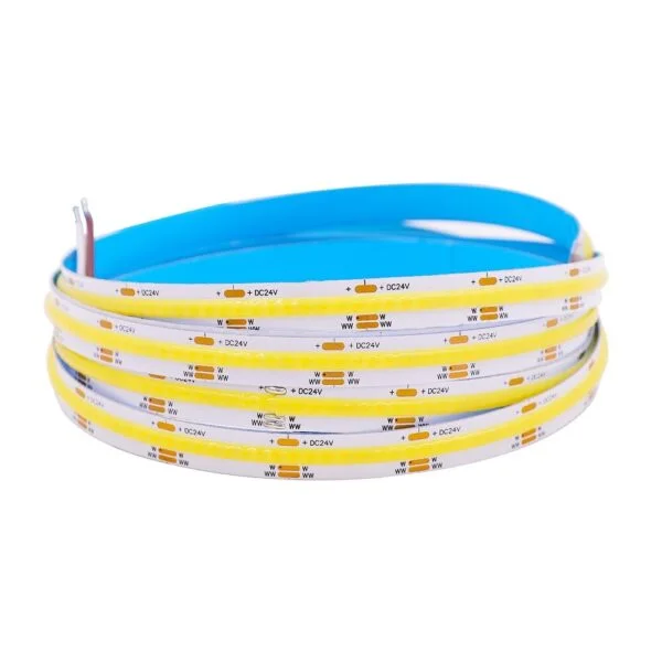 Banda LED COB CCT (Dual White) 608led/m, IP20, 24V, 5 Metri
