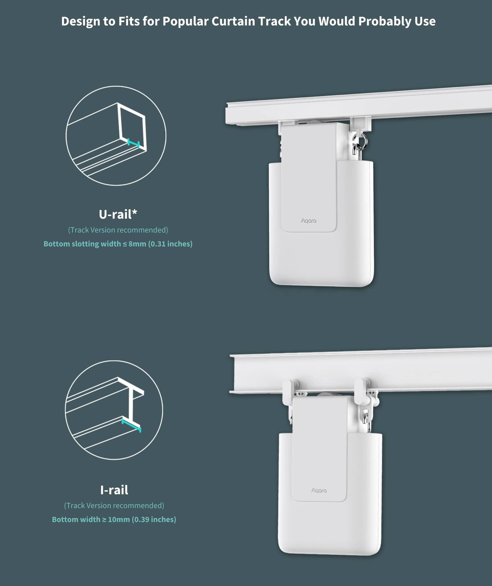 Controller pentru jaluzele si draperii pe sina Zigbee Aqara E1 TRACK Controller pentru jaluzele si draperii pe sina Zigbee Aqara E1 TRACK