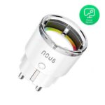 Priza Smart ZigBee 3.0 Nous A1Z, 16A, cu monitorizare consum, Tuya