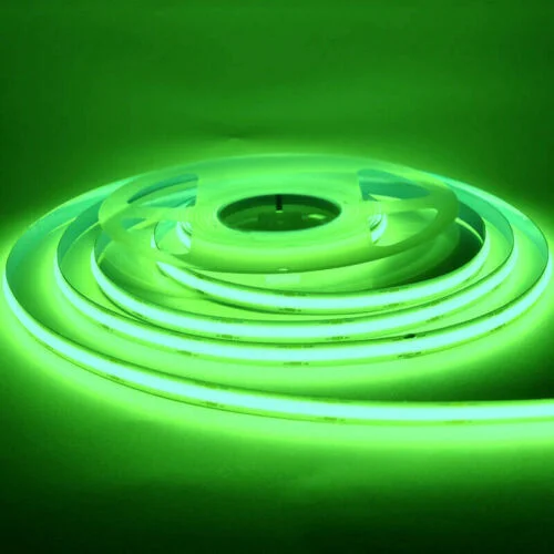Banda LED COB Verde 480led/M, IP20, 12V, 5 Metri