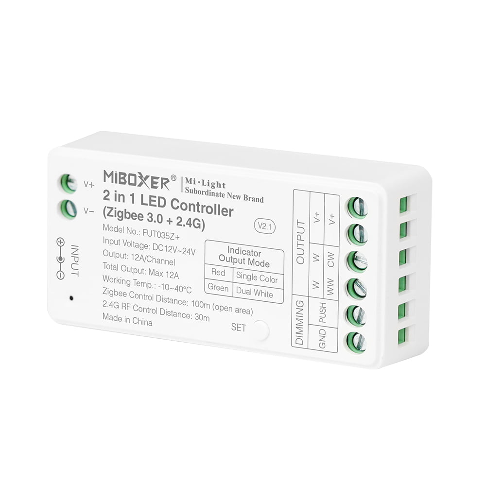 MiBoxer FUT035Z+ Controler 2in1 Zigbee 3.0+ 2.4G Monocolor/Dual White