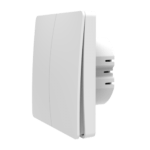 Controler tip intrerupator Kinetic Energy dublu fara nul, 2 canale, RF433