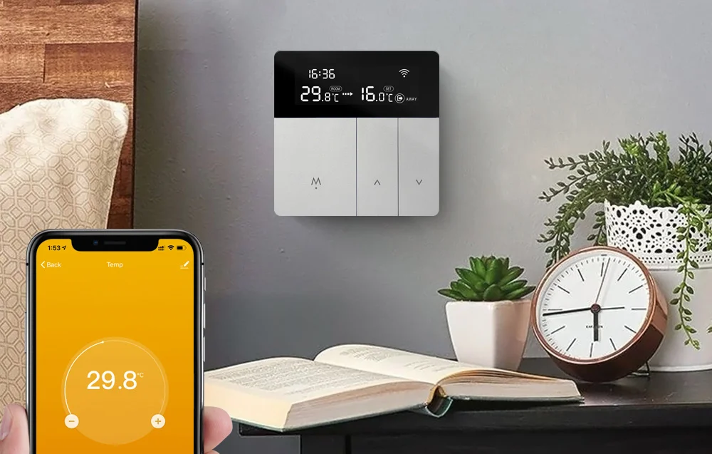 Termostat Smart Avatto WT50 3A Wi-Fi Tuya