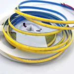 Banda LED COB CCT (Dual White) 600led/m, IP20, 24V, 5 Metri, 2 fire, Ultra Subtire