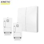 KIT Întrerupător dublu Kinetic Energy + 2 Controllere 1 canal, 5A, RF433