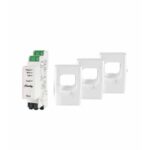 Shelly PRO 3EM - releu contorizare energie 3 faze cu 3 clamps 400A