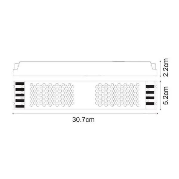 Sursa alimentare slim 24V 12.5A, 300W, fara cooler