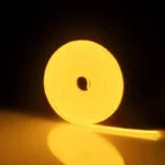 Banda LED Neonflex 2835 120LED/M, IP67, 6*12mm 24V la metru liniar - Galben Auriu